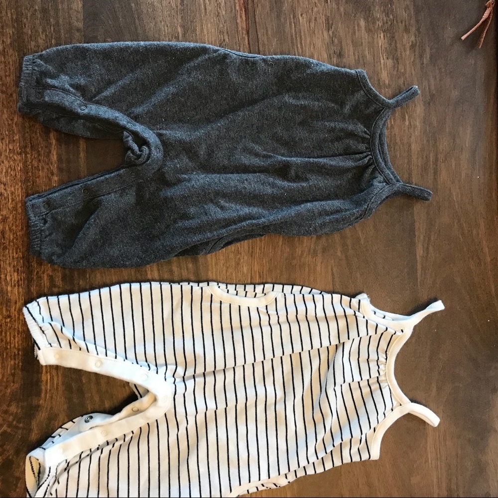 Set of 2 Old Navy cotton rompers